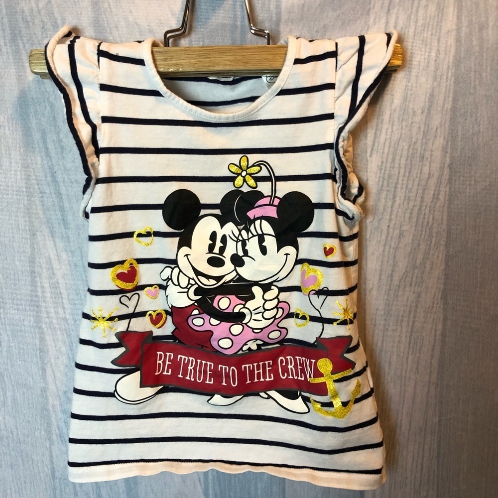 H&M Disney Toddler Girl's Mickey Mouse T Shirt